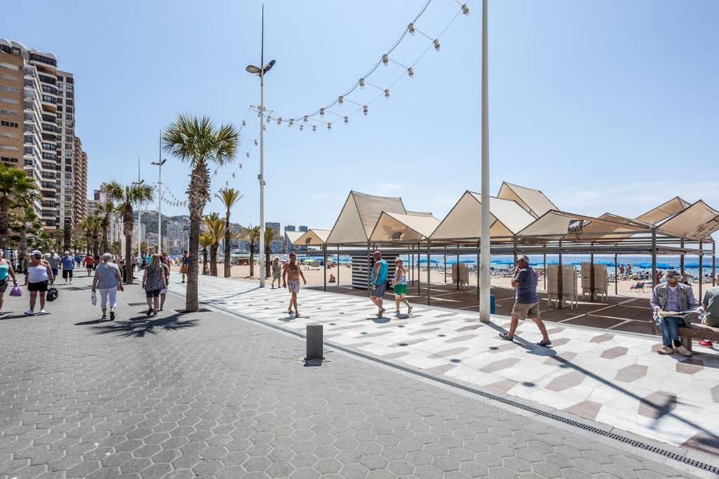 Levante Beach Front Of The Sea Estacha Benidorm Luaran gambar